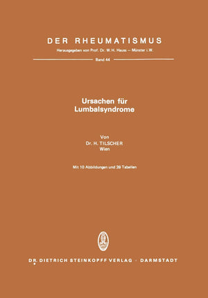 Ursachen fr Lumbalsyndrome (Der Rheumatismus, 44) (German Edition),Used