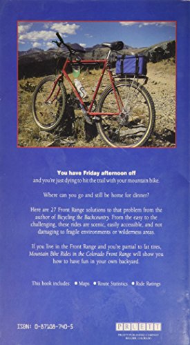 Mountain Bike Rides in the Colorado Front Range (The Pruett Series),Used