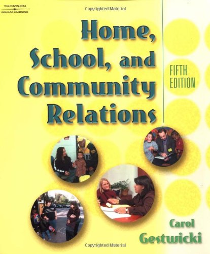 Home, School, & Community Relations,Used