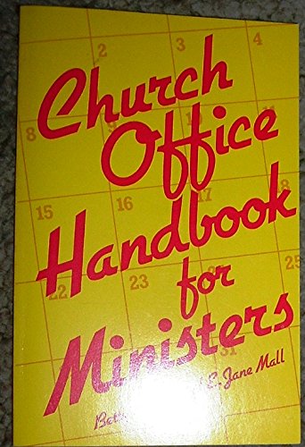 Church Office Handbook for Ministers,Used