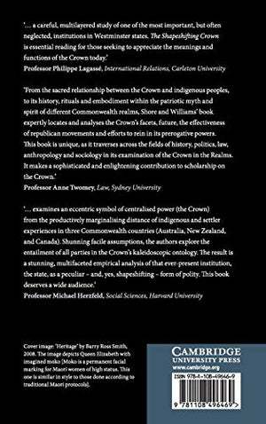 The Shapeshifting Crown: Locating the State in Postcolonial New Zealand, Australia, Canada and the UK,Used