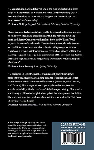 The Shapeshifting Crown: Locating the State in Postcolonial New Zealand, Australia, Canada and the UK,Used