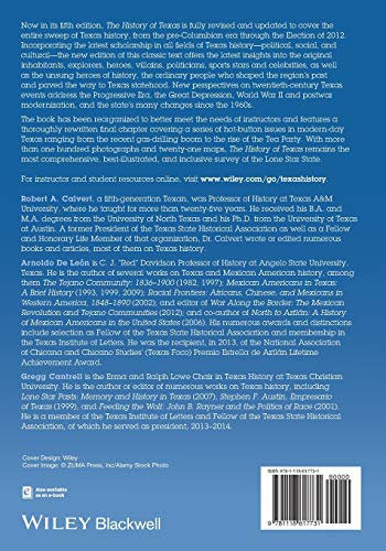 The History of Texas, 5th Edition,Used