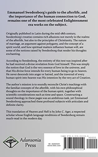 Heaven and Hell: From Things Heard and Seen, A Book on Christian Life After Death; God, the Angels, and the Devil (Hardcover),Used
