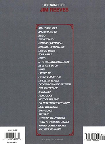 The Songs of Jim Reeves,New