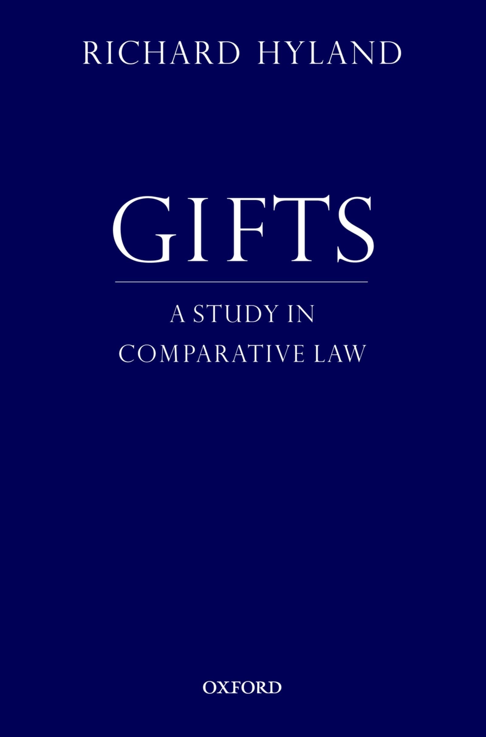 Gifts: A Study in Comparative Law,Used