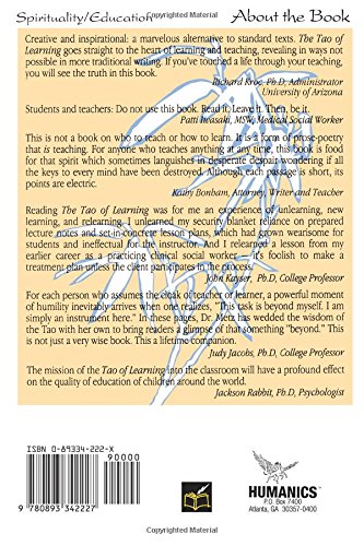 The Tao of Learning: Lao Tzu's Tao Te Ching Adapted for a New Age,Used