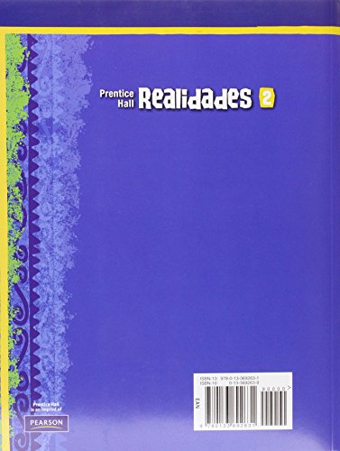 Realidades Communication Workbook with Test Prep (Writing Audio Video Activities) Level 2 Copyright 2011,Used