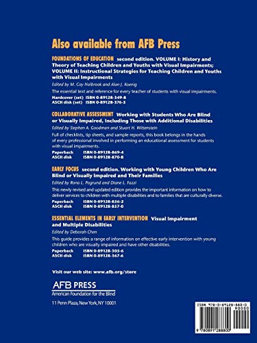 Autism Spectrum Disorders and Visual Impairment: Meeting Students Learning Needs,Used