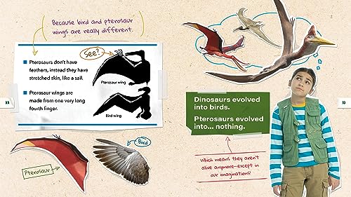 Dino Dana: Dino Field Guide: Pterosaurs And Other Prehistoric Creatures! (Dinosaurs For Kids, Science Book For Kids, Fossils, Pr