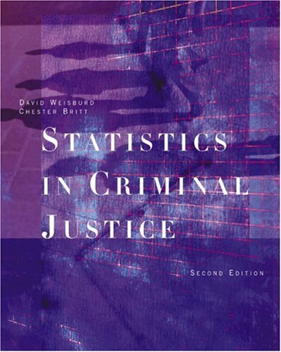 Statistics in Criminal Justice (with Study Guide),Used