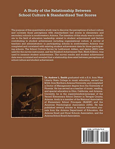A Study of the Relationship Between School Culture and Standardized Test Scores,Used