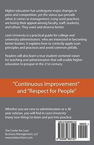Lean University: A Guide to Renewal and Prosperity,Used