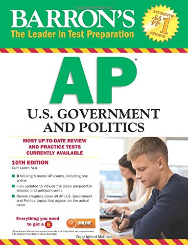 Barron's AP U.S. Government and Politics,Used