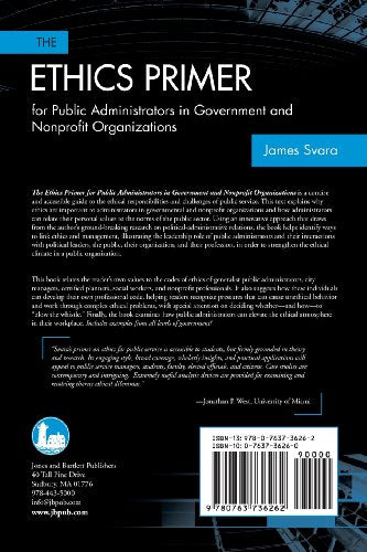 The Ethics Primer for Public Administrators in Government and Nonprofit Organizations,New