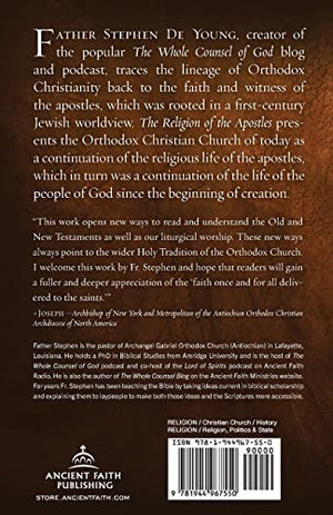 Religion of the Apostles: Orthodox Christianity in the First Century,Used