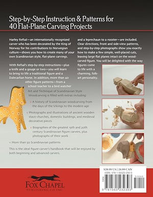 Art & Technique Of Scandinavianstyle Woodcarving: Stepbystep Instructions & Patterns For 40 Flatplane Carving Projects (Fox
