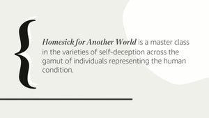 Homesick For Another World: Stories