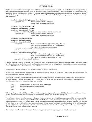 More Festive Strings for Ensemble: Violin Ensemble,Used