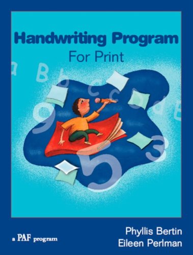 Handwriting Program For Print,New