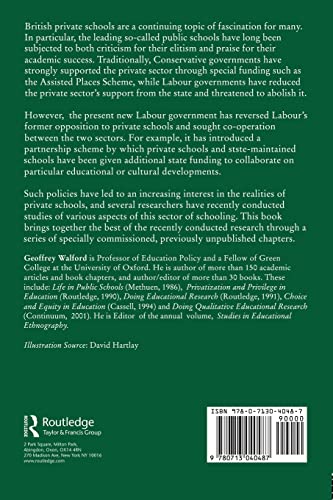 British Private Schools: Research on Policy and Practice (Woburn Education Series),Used