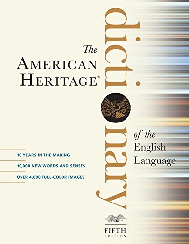 American Heritage Dictionary Of The English Language, Fifth Edition,Used