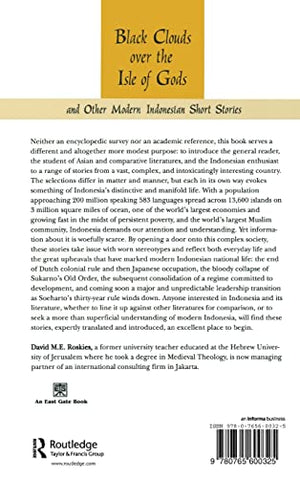 Black Clouds Over The Isle Of Gods: And Other Modern Indonesian Short Stories (East Gate Book),New