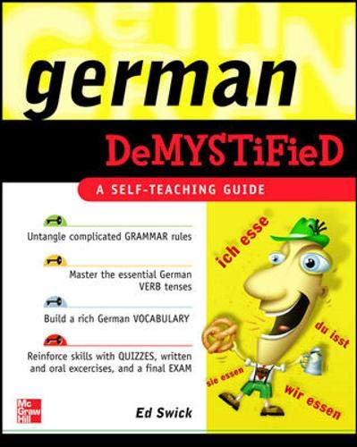 German Demystified: A Self Teaching Guide,Used