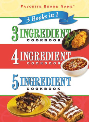 3 Books in 1 345 Ingredient Cookbook,Used