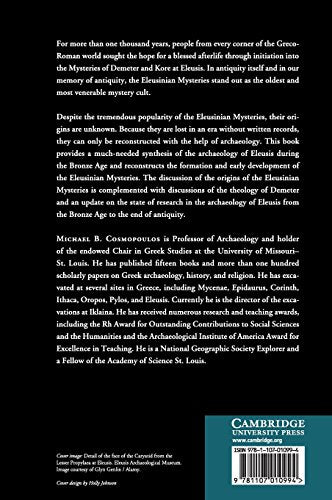 Bronze Age Eleusis and the Origins of the Eleusinian Mysteries,Used