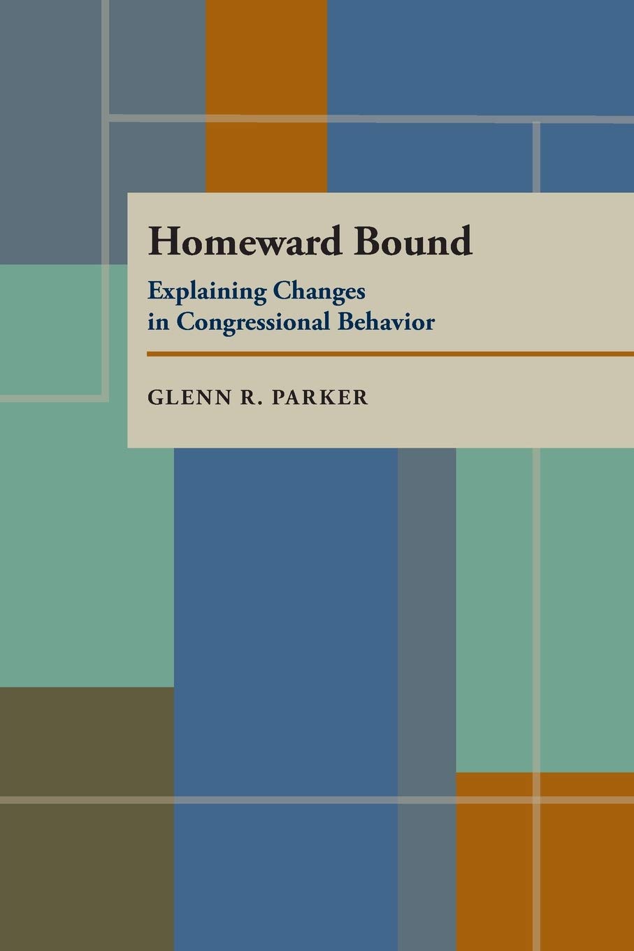 Homeward Bound: Explaining Changes in Congressional Behavior,Used