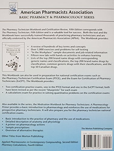 The Pharmacy Technician (American Pharmacists Association Basic Pharmacy & Pharmacology),Used