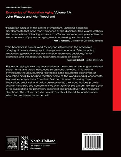 Handbook of the Economics of Population Aging (Volume 1A),Used