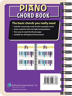Piano Chord Book: 480 Essential Chords,New