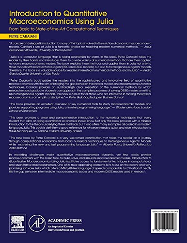 Introduction to Quantitative Macroeconomics Using Julia: From Basic to StateoftheArt Computational Techniques,New