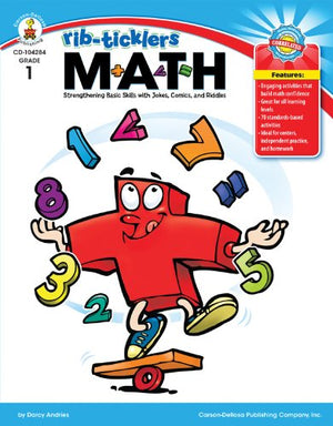 RibTicklers Math, Grade 1: Strengthening Basic Skills with Jokes, Comics and Riddles,Used