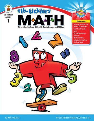RibTicklers Math, Grade 1: Strengthening Basic Skills with Jokes, Comics and Riddles,Used