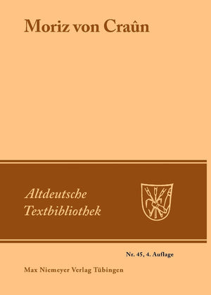 Moriz von Cran (Altdeutsche Textbibliothek, 45) (German Edition),New