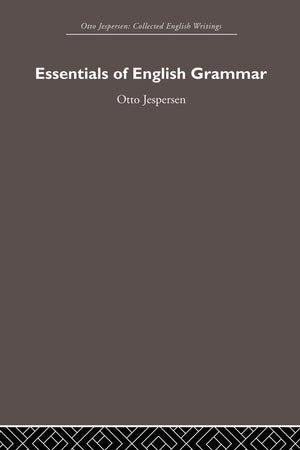 Essentials of English Grammar (Otto Jespersen),Used