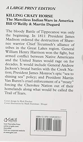 Killing Crazy Horse: The Merciless Indian Wars in America (Thorndike Press Large Print Core Series),Used
