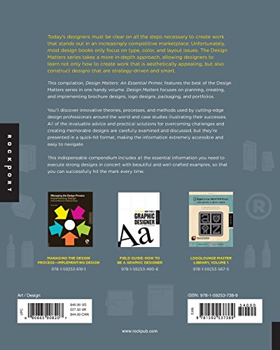 Design Matters: An Essential Primerbrochures, Logos, Packaging, Portfolios,Used