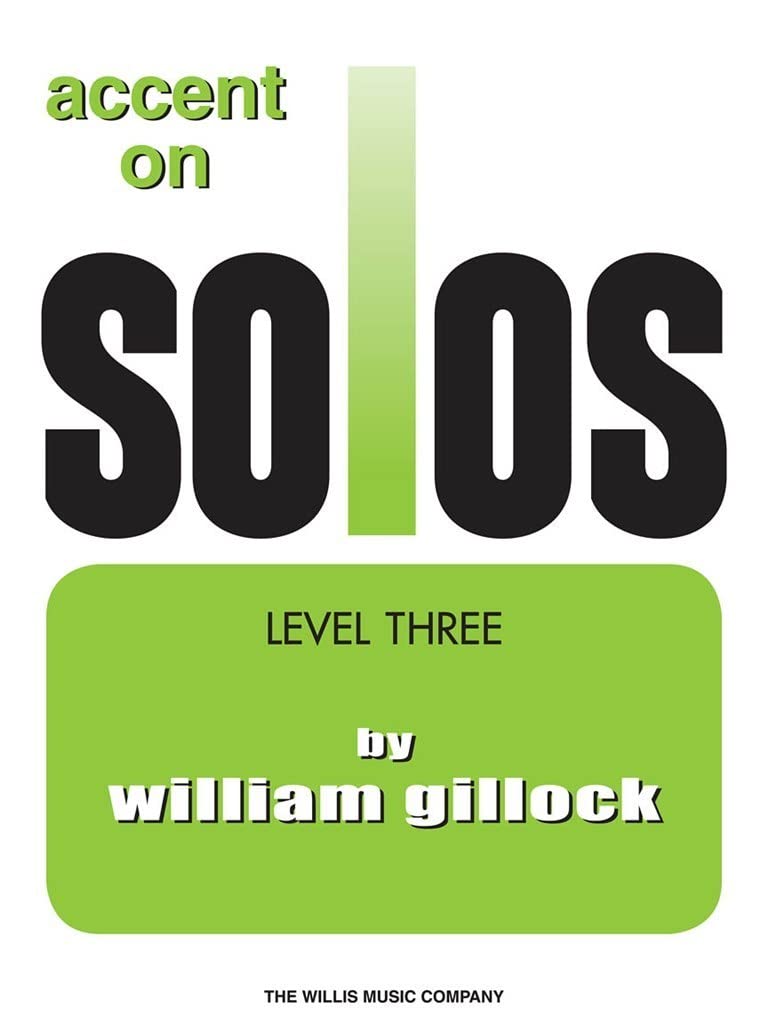 Accent On Solos Book 3 (Accent On Solos  Later Elementary),Used