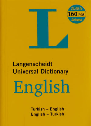 Langenscheidt EnglishTurkish, TurkishEnglish Universal Dictionary,Used