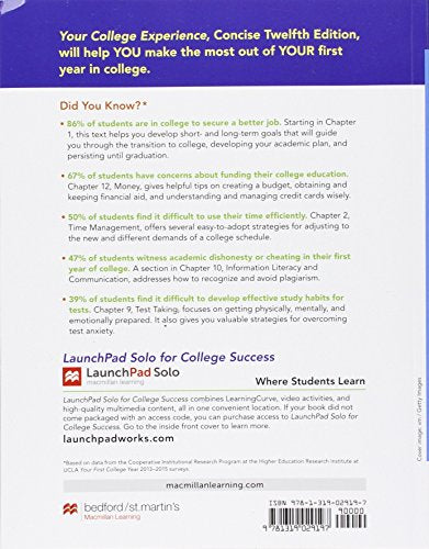 Your College Experience Concise,Used