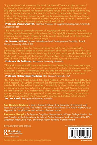 Autism: A New Introduction to Psychological Theory and Current Debate,New