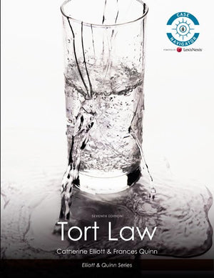Tort Law (The Elliott & Quinn Series),Used