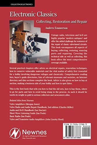 Electronic Classics: Collecting, Restoring and Repair,Used