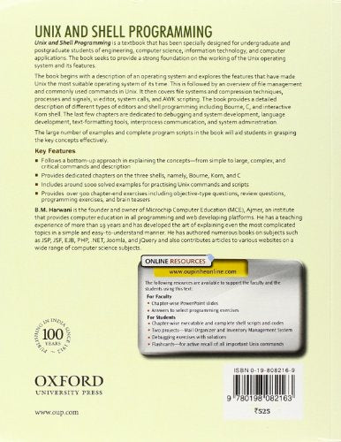UNIX & Shell Programming,Used