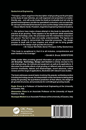 Jet Grouting: Technology, Design and Control,Used