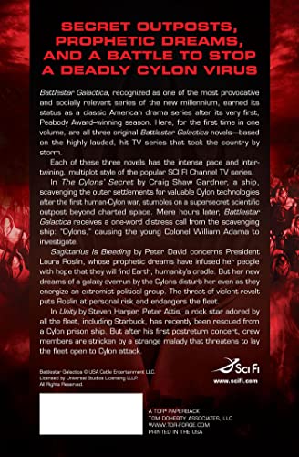 Battlestar Galactica Trilogy: The Cyclons' Secret, Sagittarius Is Bleeding, Unity